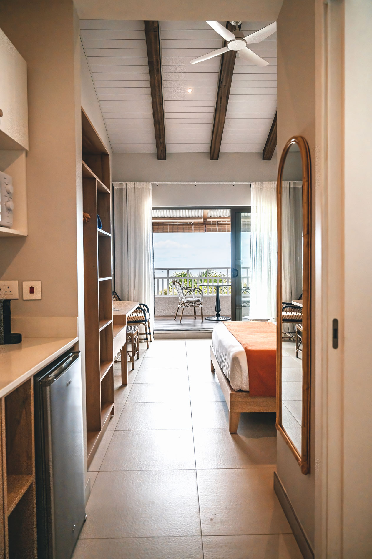 Studio vue sur mer avec Solarium