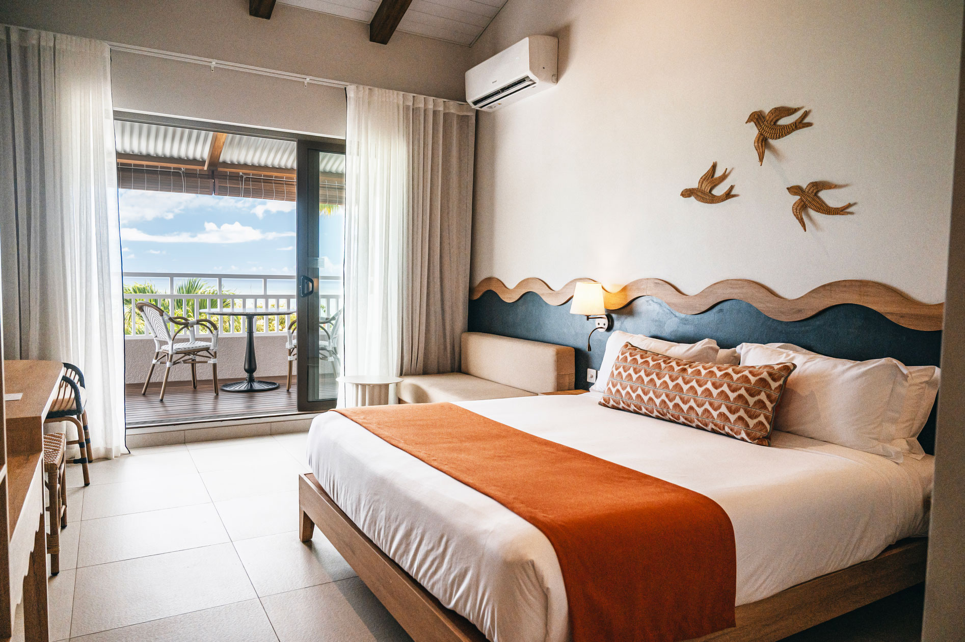 Studio vue sur mer avec Solarium