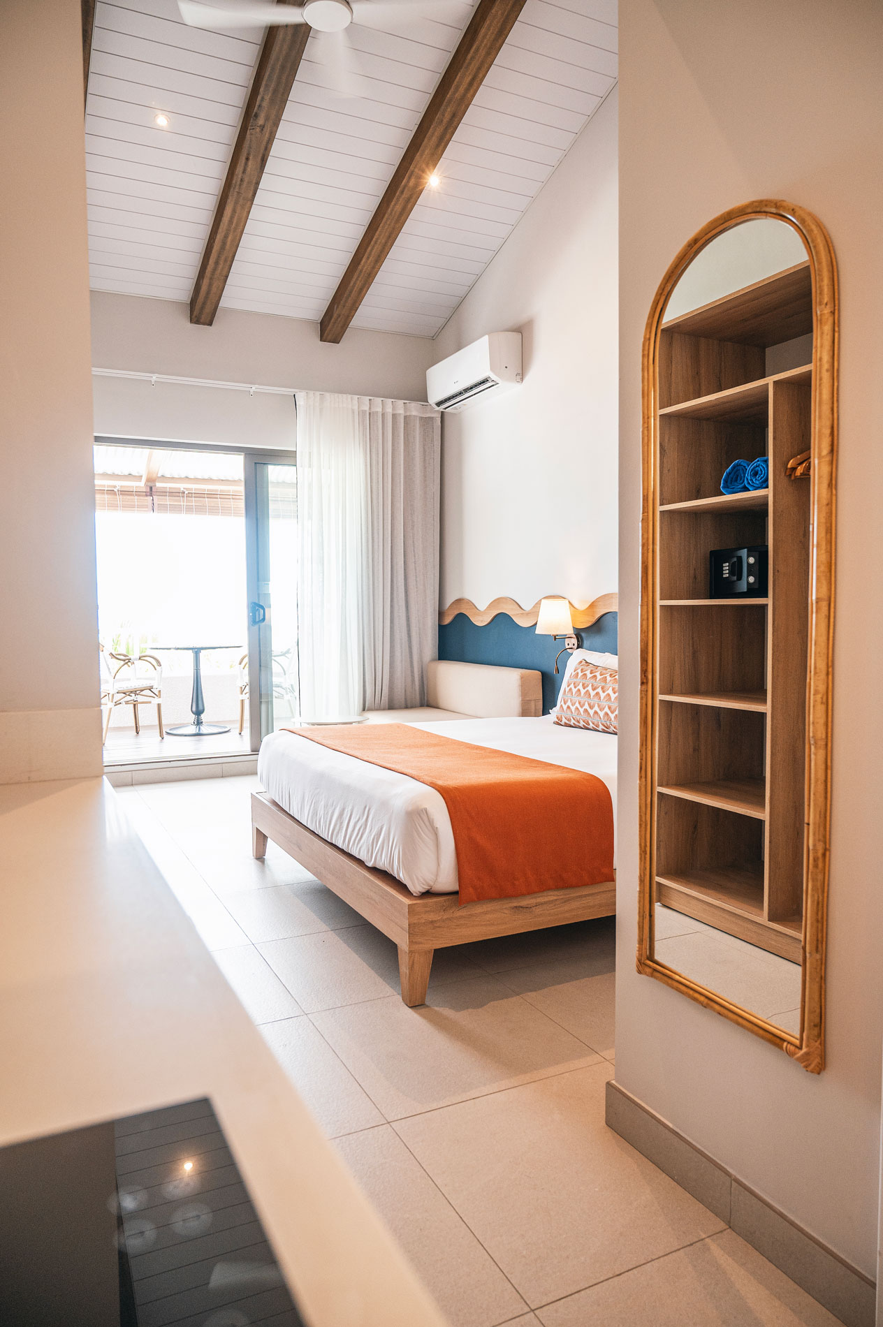 Studio vue sur mer avec Solarium